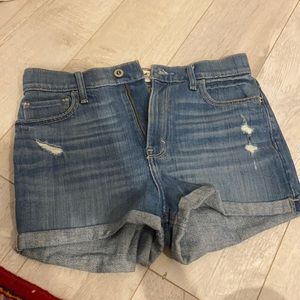 Hollister high waisted  jeans shorts